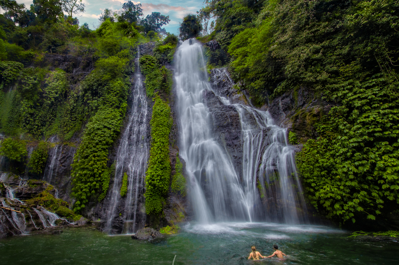 Banyumala Waterfall in Bali