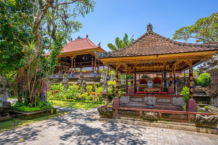 Architecture of Ubud Royal Palace